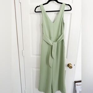 Green jumpsuit, size XS, excellent condition